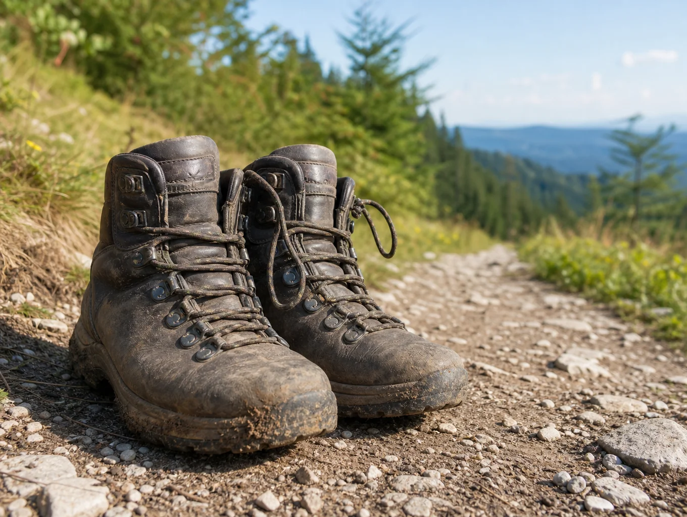 Rugged Path all-terrain leather boots